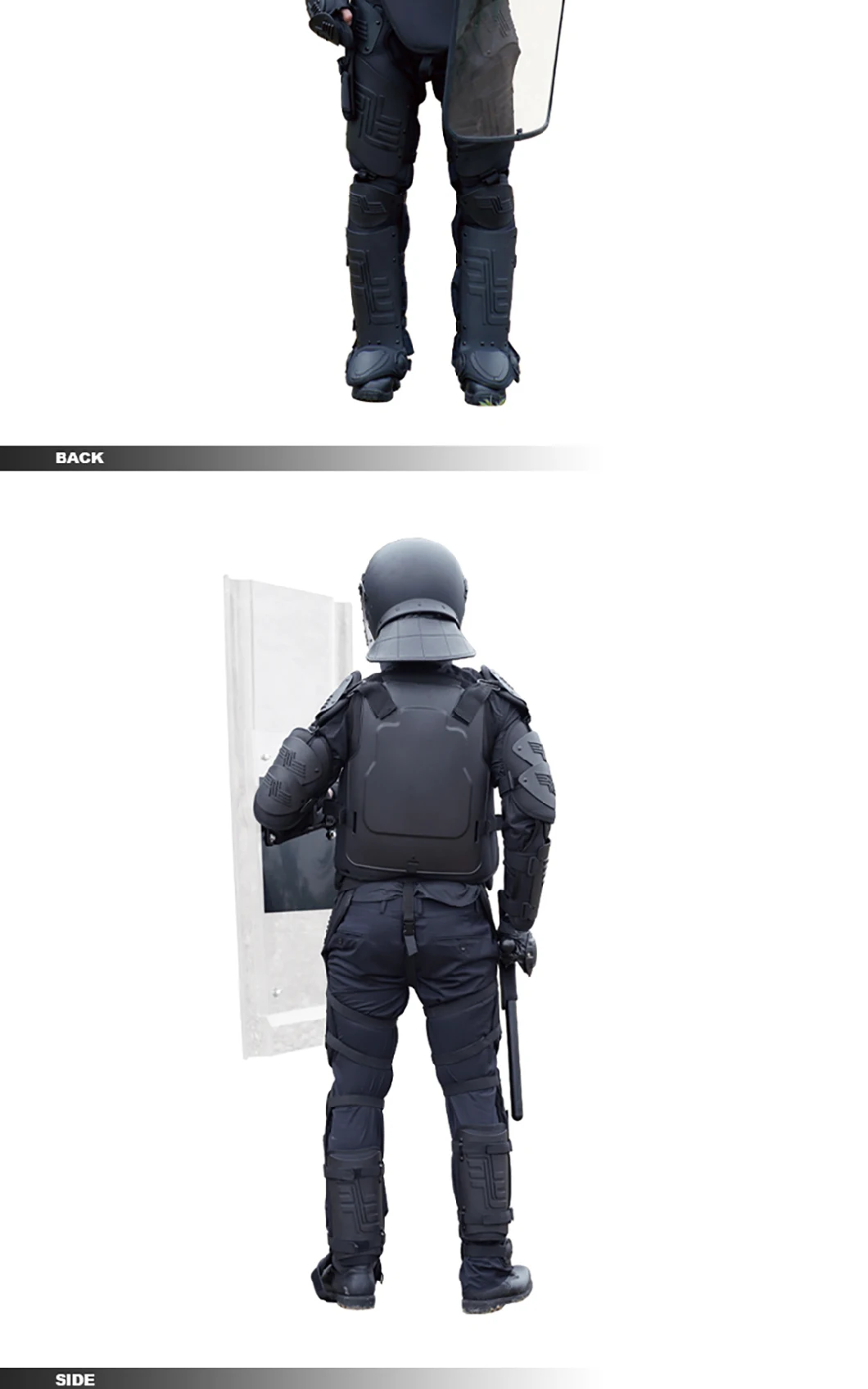 High Impact Anti Riot Suit Police Full Body Armor