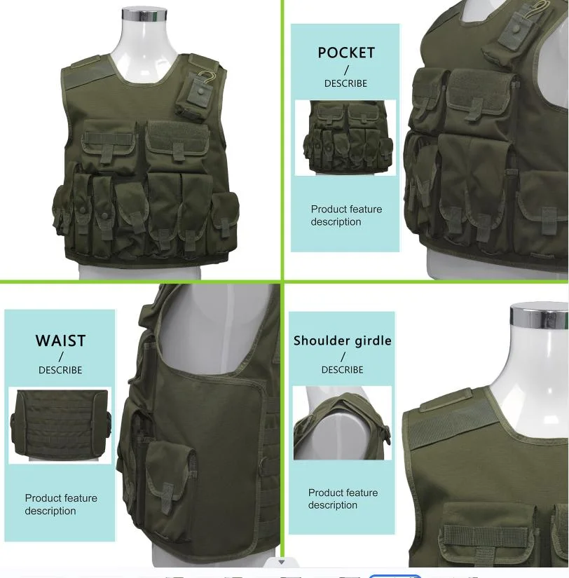 Molle Nij Iiia Plate Carrier Ballistic Vest Body Armor Slimmer Vest