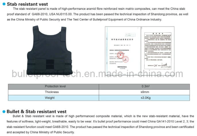 White Soft Anti-Stab and Ballistic Vest Body Armor Tactical Jacket-23