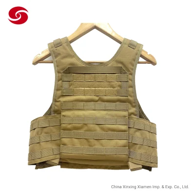Military Brown Desert Tactical Vest Bulletproof Vest Chest Rig Plate Carrier
